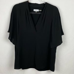 Calvin Klein black blouse, size Large